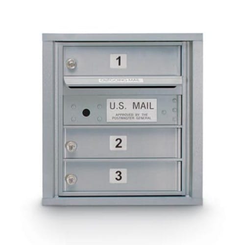 CAD Drawings American Postal Manufacturing Co. 3 Door Standard 4C Mailbox